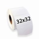 BIXOLON THERMAL LABEL 2 ACROSS 1" x 1" 32MMX 32MM (500 labels)