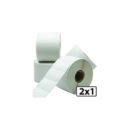 Thermal Labels 1 across 2" x1" (57x32mm) 1000 per roll